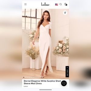 Lulu's white dress size small